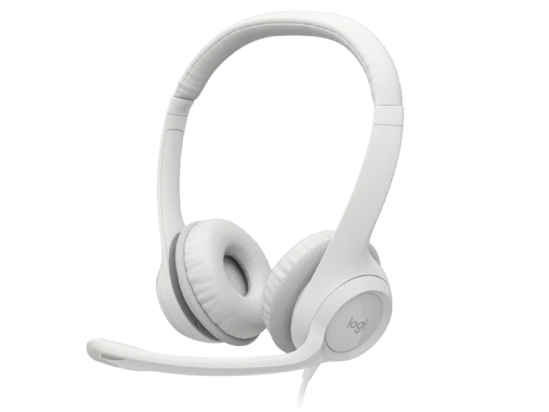 Cumpara  Casti audio - Headset Logitech H390, Mic, White, USB..