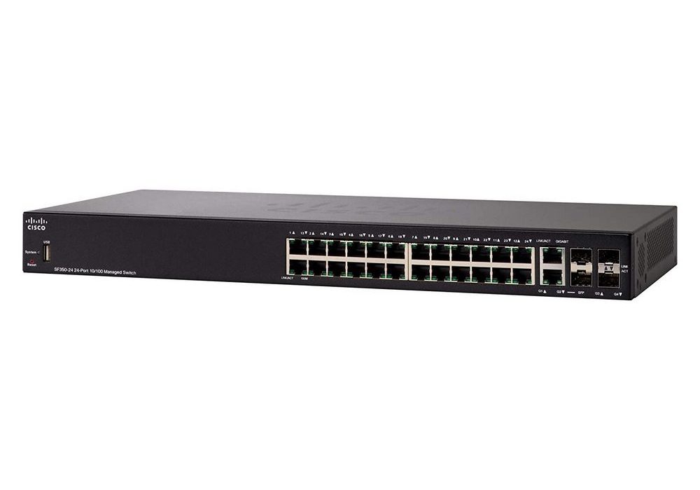 24-port 10/100Mbps Managed Switch Cisco SF350..