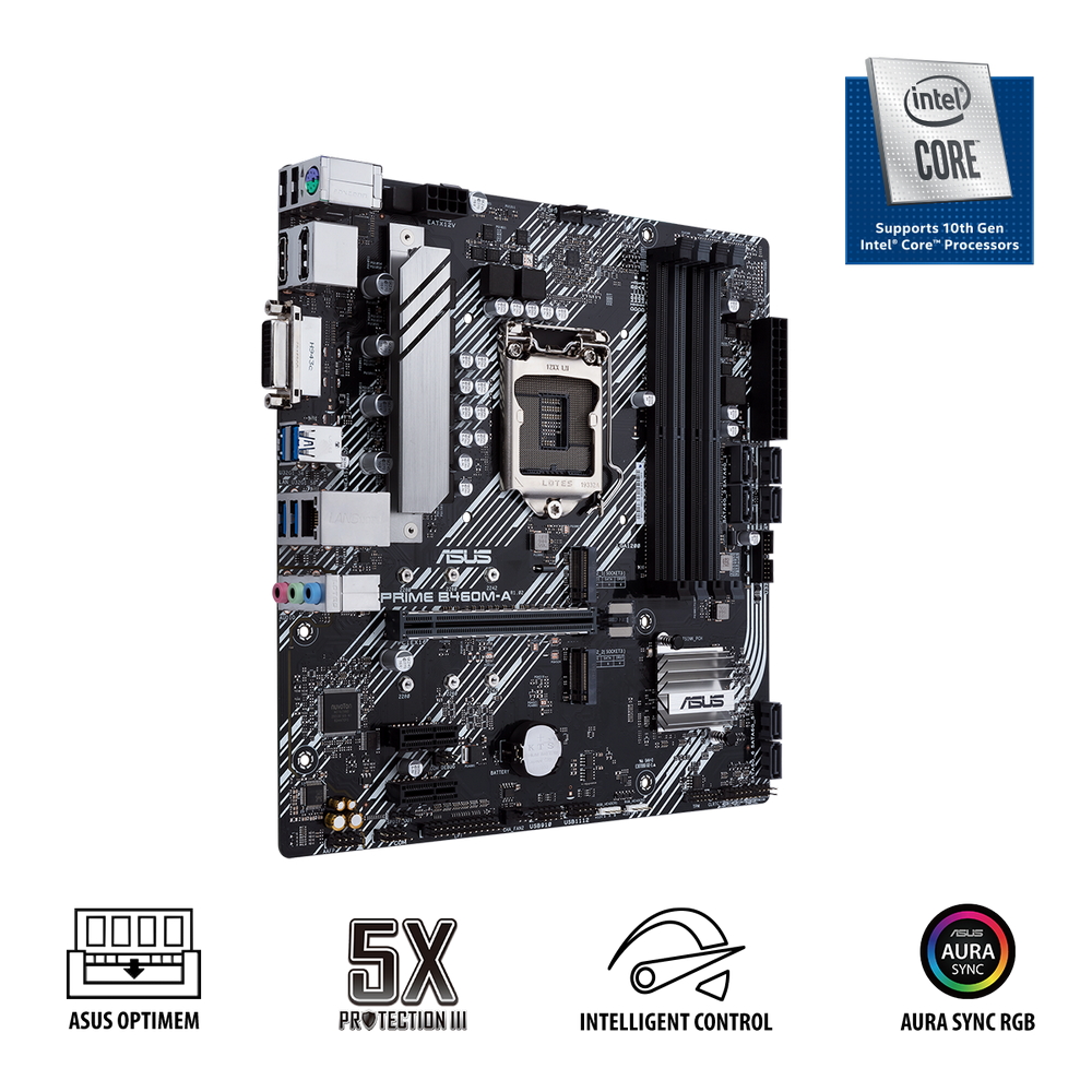 Cumpara  Plăci de bază - MB S1200 Asus PRIME B460M-A R2.0  mATX..