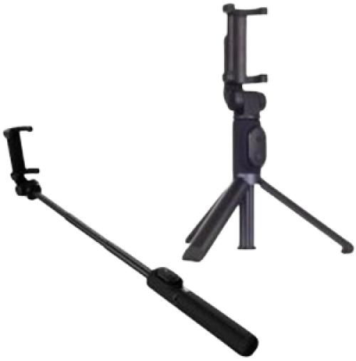 Cumpara  Trepiede pentru telefoane - Bluetooth Selfie Stick Xiaomi, Tripod, Black..