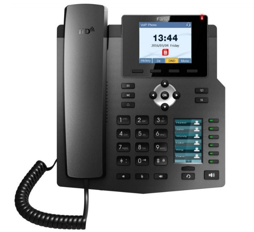 Cumpara  Echipamente VoIP - Fanvil X4G Black, VoIP phone, Colour Display,..