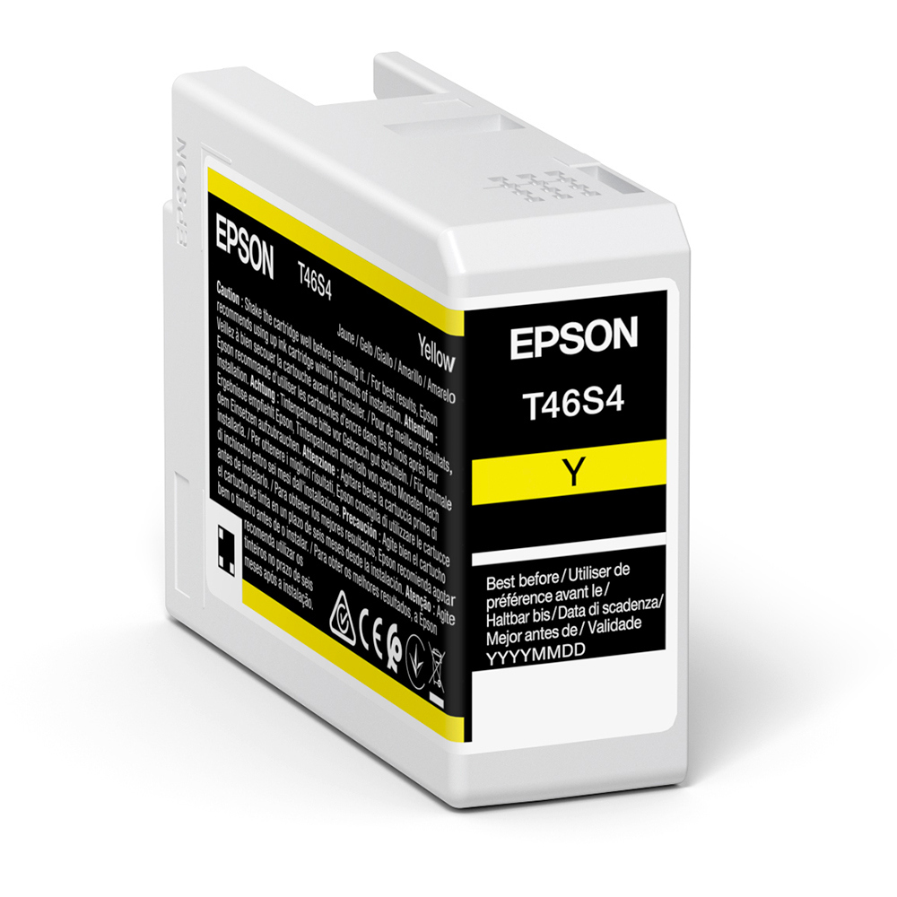 Картридж чернильный Epson T46S UltraChrome Pro 10, 25мл, Желтый