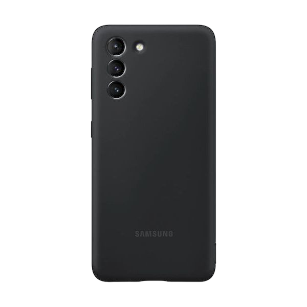 Original Sam. silicone cover Galaxy S21, Black