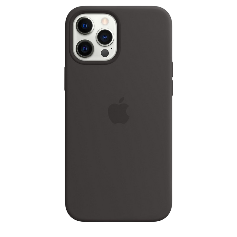 Original iPhone 12 Pro Max Silicone Case with MagSafe, Black