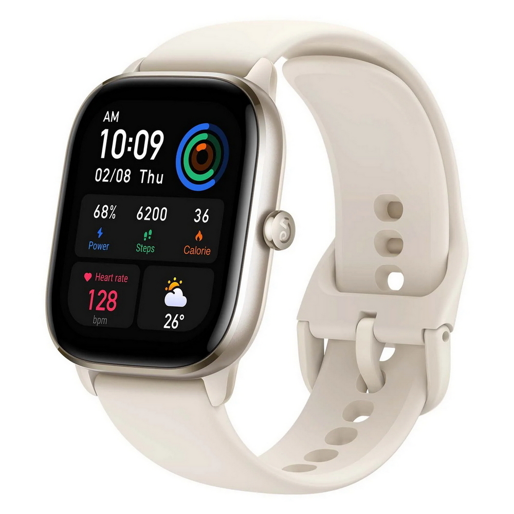 Cumpara  Ceasuri inteligente - Xiaomi Amazfit GTS 4 Mini, Moonlight White..