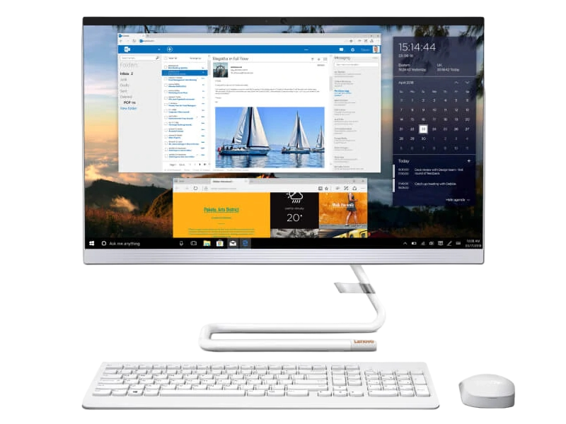 Cumpara  Monoblocuri - Lenovo AIO IdeaCentre 3 22IIL5 White (21.5