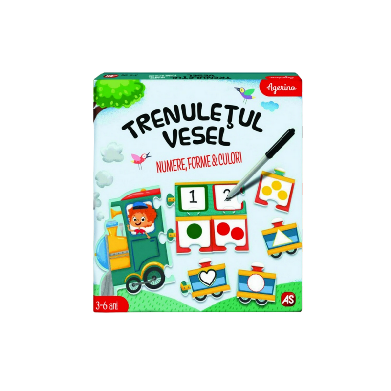 As kids 1024-50555 joc de societate agerino "trenulețul vesel"