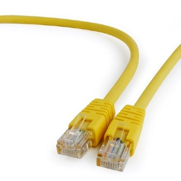 Cumpara  Cabluri, conectori, unelte - 0.5m, Patch Cord  Yellow, PP12-0.5M/Y, Cat.5E..