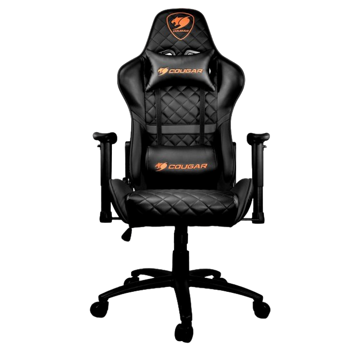 Игровое кресло Cougar Armor One, ПВХ Кожа, Чёрный
