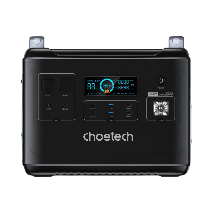 CHOETECH 2000Wh Bidirectional charging Power Station