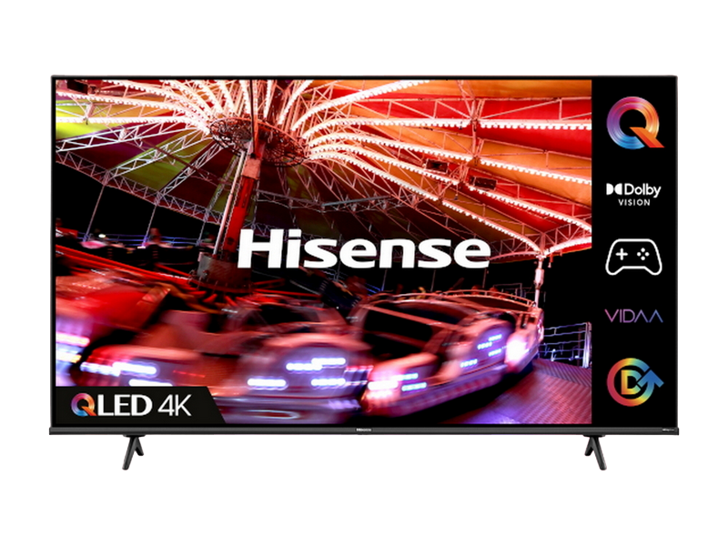 50" LED SMART TV Hisense 50E7HQ, QLED, 3840x2160, VIDAA OS, Gray
