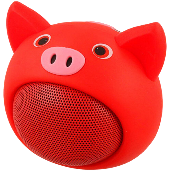 Forever Bluetooth Speaker, Animal Pig Rose, ABS-100