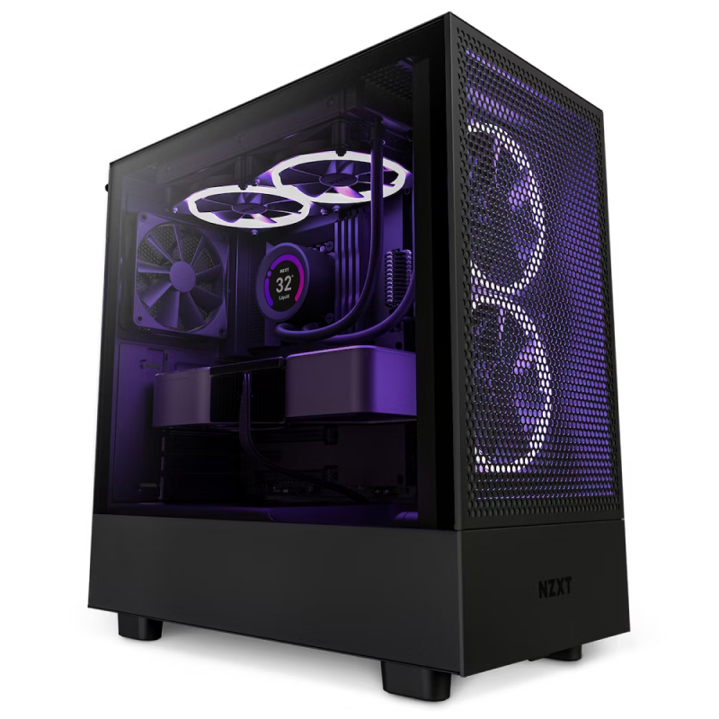 Case ATX NZXT H5 Flow, 1xUSB 3.2, 1..
