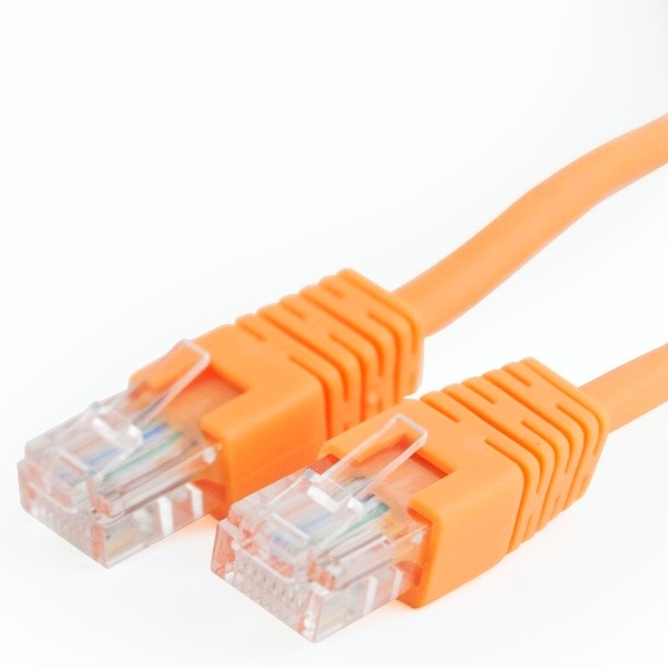 0.5m, FTP Patch Cord  Orange, PP22-0.5M/O, Cat.5E, Cablexpert, molded strain relief 50u" plugs