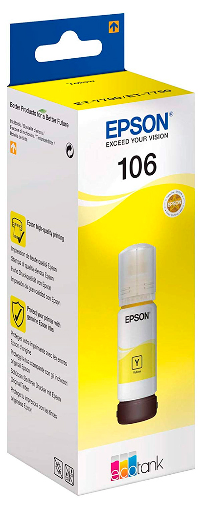 Cumpara  Imprimante / Scanere / MFD - Ink  Epson C13T00R440, 106 EcoTank, Yellow..