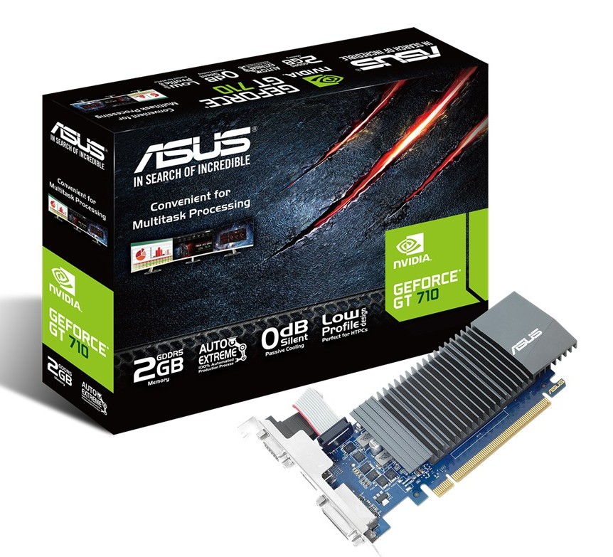 Cumpara  Carduri video - VGA ASUS GT710 2GB GDDR5 Silent Low Profile  ..