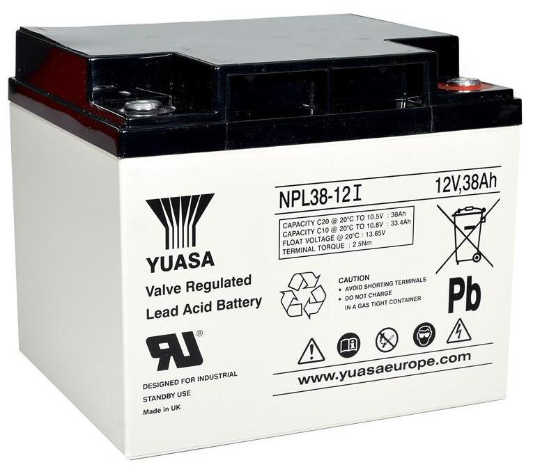 Baterie UPS 12V/  38AH Yuasa NPL38-12I, 10-12..