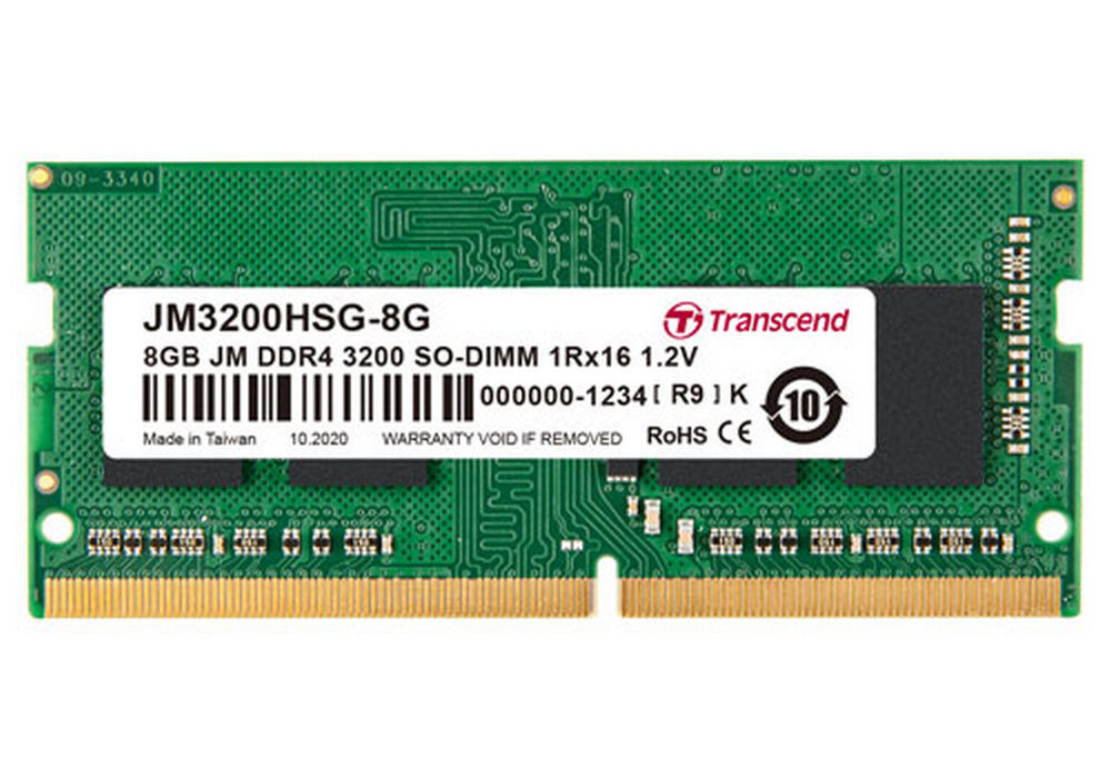 Cumpara  RAM - .8GB DDR4-  3200MHz  SODIMM  Transcend PC2560..