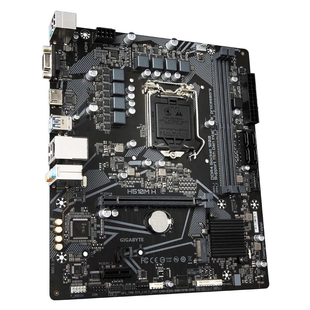 Cumpara  Plăci de bază - MB S1200 Gigabyte H510M H  mATX..