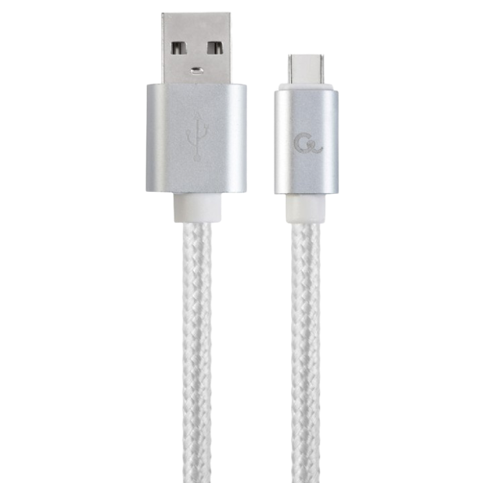 Cable  Type-C /USB2.0, AM/CM, 1.8 m, Cablexpert SILVER, CCP-USB2-AMCM-6-S