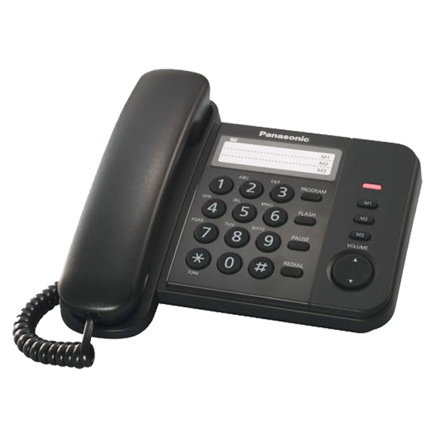 Cumpara  Telefoane cu fir - Telephone Panasonic KX-TS2352UAB, Black..