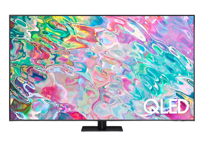55" QLED SMART Телевизор Samsung QE55Q70BAUXUA, 3840x2160 4K UHD, Tizen, Чёрный