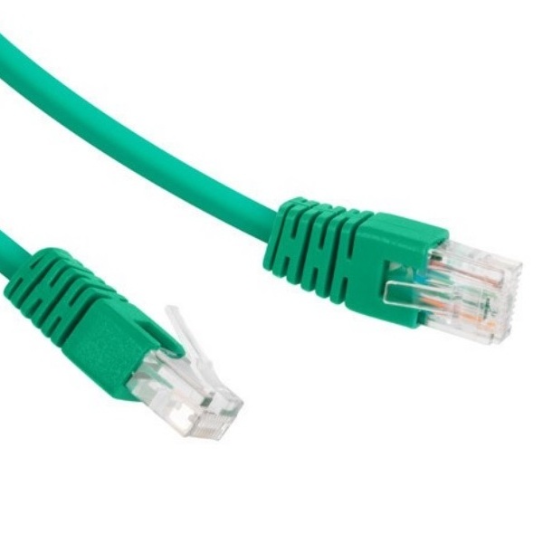 Cumpara  Cabluri de legătură - 0.5m, Patch Cord  Green, PP12-0.5M/G, Cat.5E,..