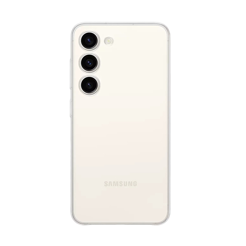 Original Sam. Clear Cover Galaxy S23, Transparent