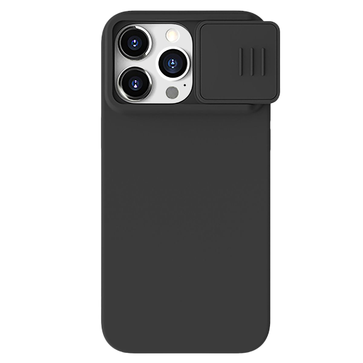 Nillkin Apple iPhone 15 Pro, CamShield Silky Silicone Case, Elegant Black