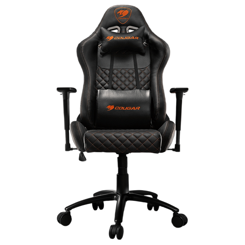 Игровое кресло Cougar Armor Pro, ПВХ Кожа, Чёрный