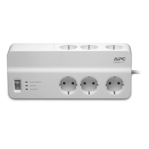 APC PM6-RS Essential SurgeArrest 6 outlets 23..