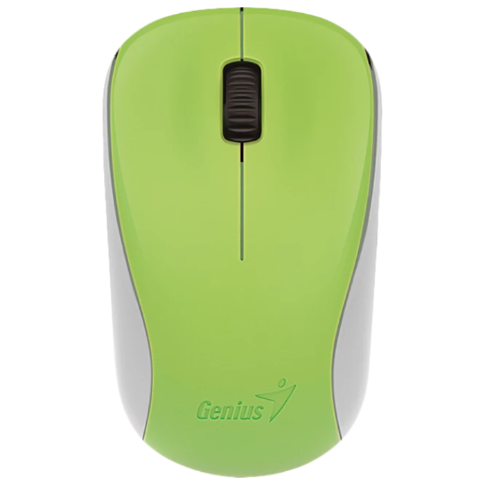 Wireless Mouse Genius NX-7000, Optical, 800-1600 dpi, 3 buttons, Ambidextrous, BlueEye, 1xAA, Green