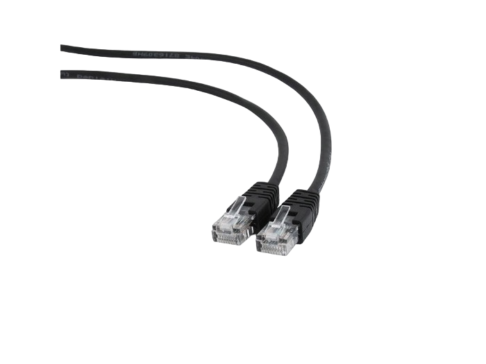 10m, Patch Cord  Black, PP12-10M/BK, Cat.5E, Cablexpert, molded strain relief 50u" plugs