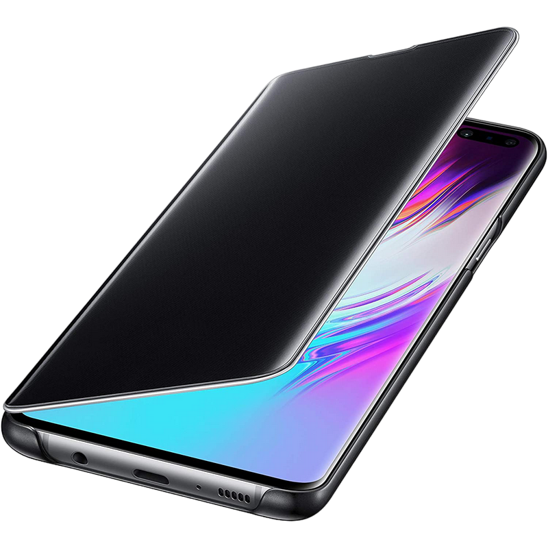 Original Sam. Clear view cover Galaxy S10E, Black