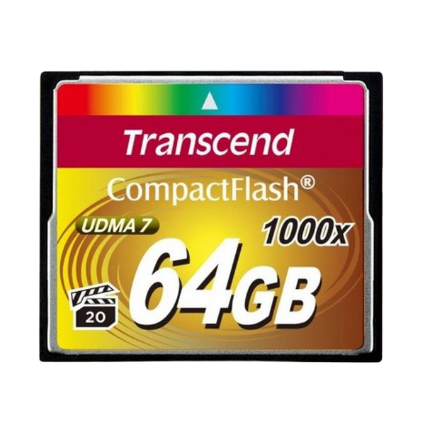 Cumpara  Suporturi de stocare - .64GB CompactFlash Card, Hi-Speed 1000X, Tran..