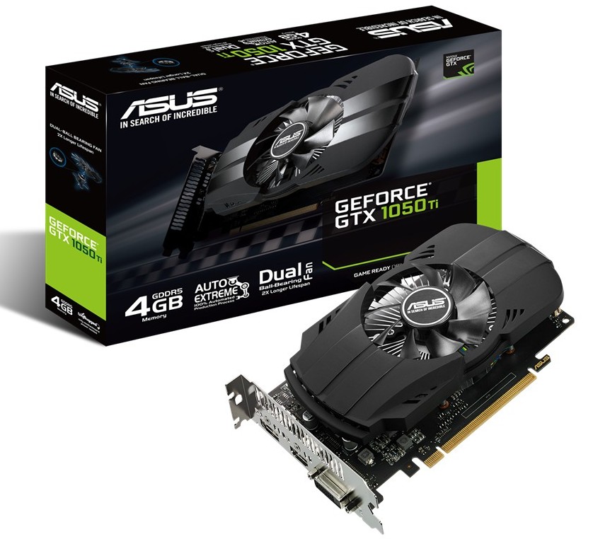 VGA ASUS GTX1050Ti 4GB GDDR5 Phoenix  (PH-GTX..