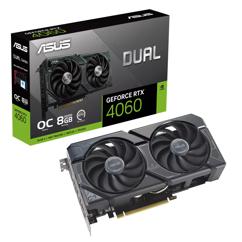 VGA ASUS RTX4060 8GB GDDR6X Dual OC (DUAL-RTX..