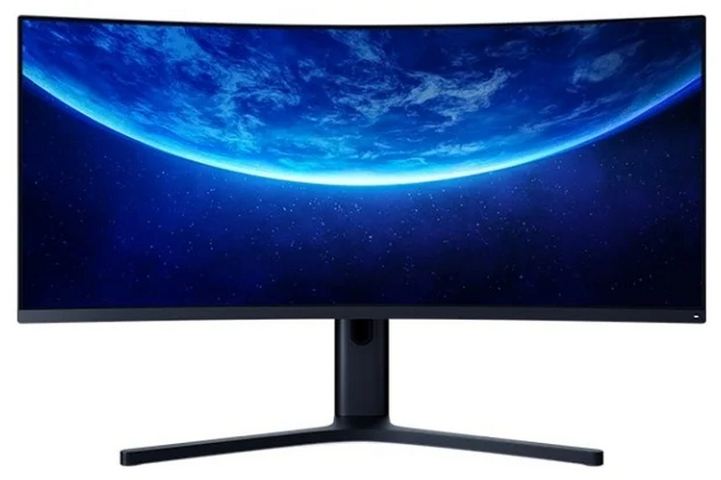 34" Игровой монитор Xiaomi Mi Curved Gaming Monitor, SVA 3440x1440 WQHD, Чёрный