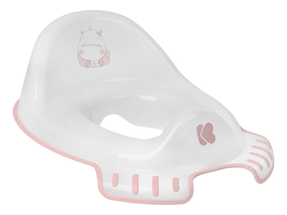 Toilet Seat Anatomical Kikka Boo Hippo Pink..