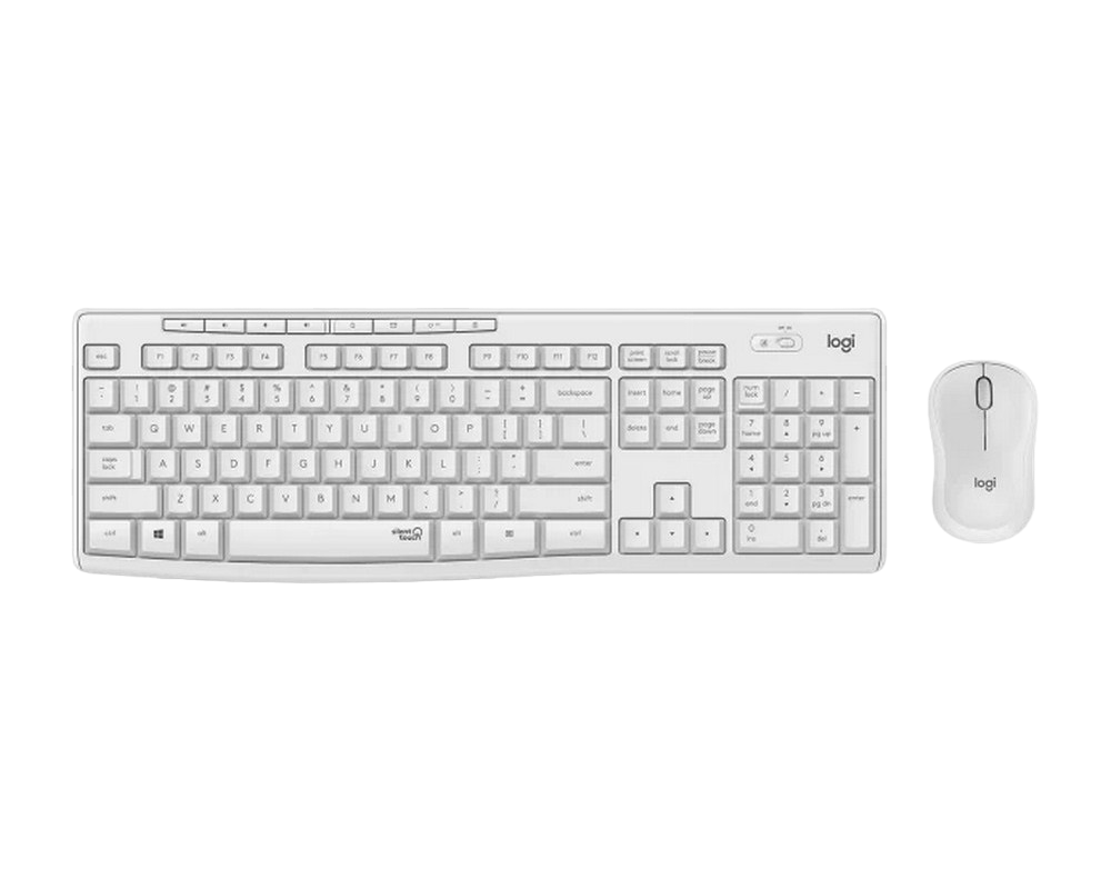Wireless Keyboard & Mouse Logitech MK295 Silent, Media keys, Spill-resistant, 1000dpi, 3 buttons, 2x