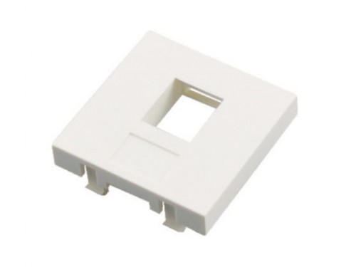 Face plate 1 port, Frech type,45x45mm, LY-FP4..