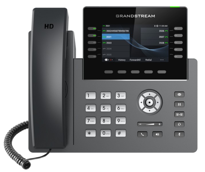 Cumpara  Telefoane IP - Grandstream GRP2615, 5 SIP, 10 Lines, PoE, Wi..