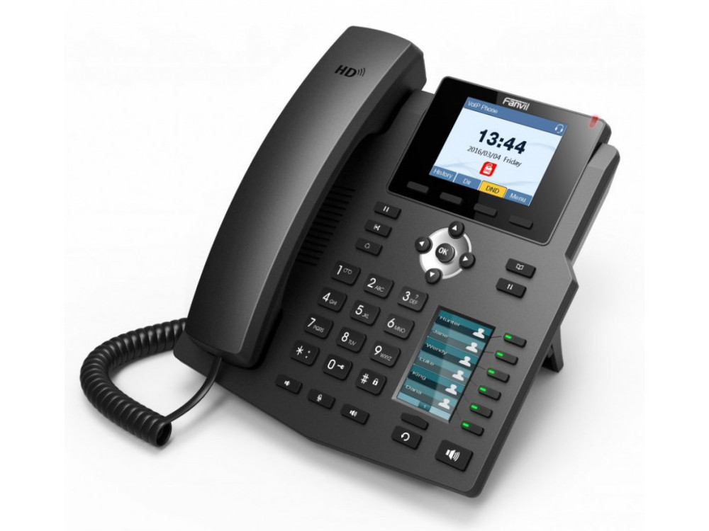 Fanvil X4U Black, VoIP phone, Colour Display,..