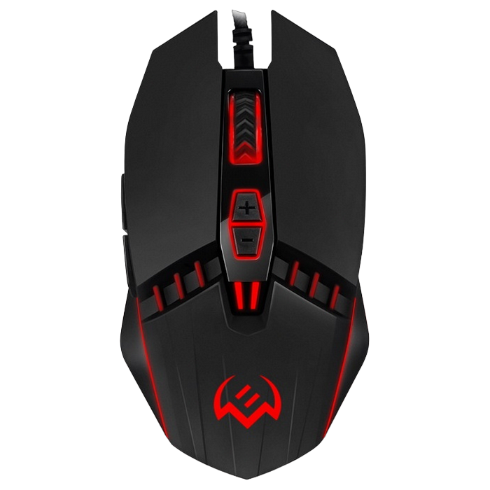 Gaming Mouse SVEN RX-G810, Optical 800-4000 dpi, 6 buttons, Soft Touch, Backlight, Macro, Black, USB