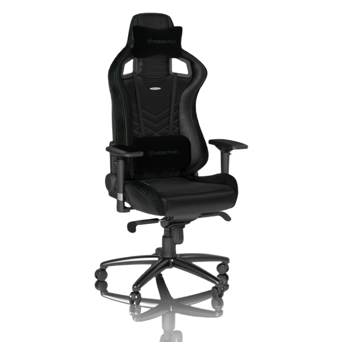 Cumpara  Scaune de jocuri - Gaming Chair Noble Epic NBL-PU-GRN-002 Black/..