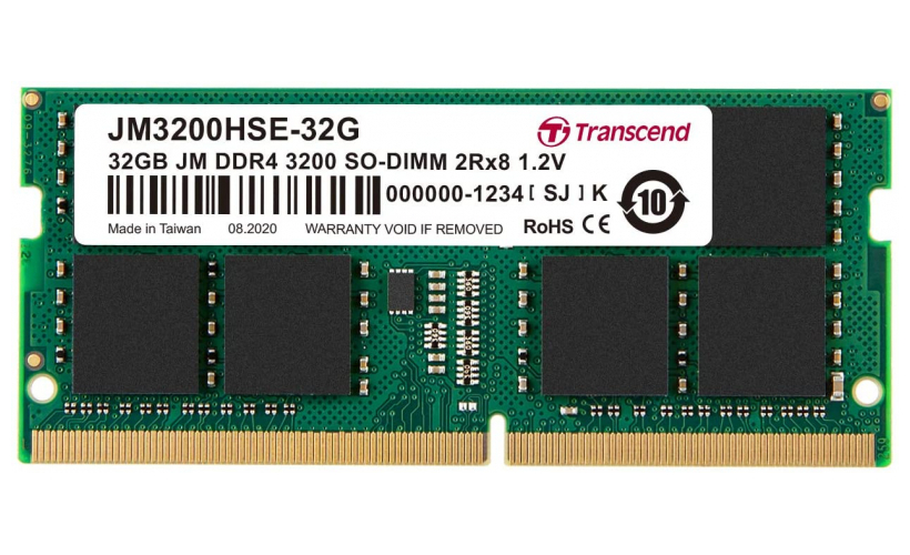 32GB DDR4-  3200MHz  SODIMM  Transc..