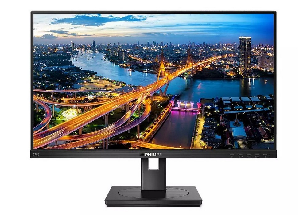 27" PHILIPS 278B1,Black,IPS,3840x2160,75Hz,AdaptiveSync,4ms,350cd,DCR50M:1,HDMI+DP+USB.Spkrs,Pivot