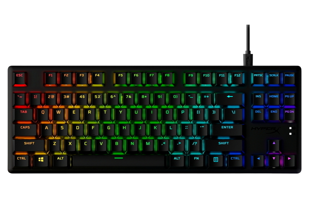 Gaming Keyboard HyperX Alloy Origins Core PBT, Mechanical, TKL, Tactile SW, PBT keycaps, Aluminum, O