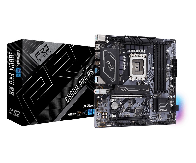 Cumpara  Plăci de bază - MB S1700 ASRock B660M PRO RS  mATX..