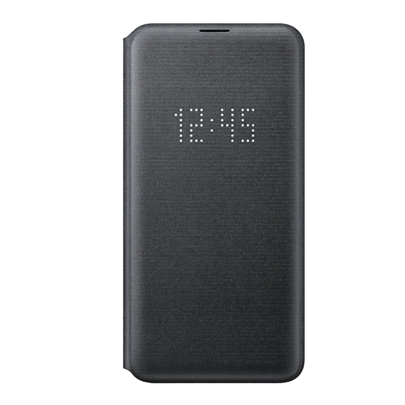 Original Sam. LED Flip Wallet Galaxy S10E, Black
